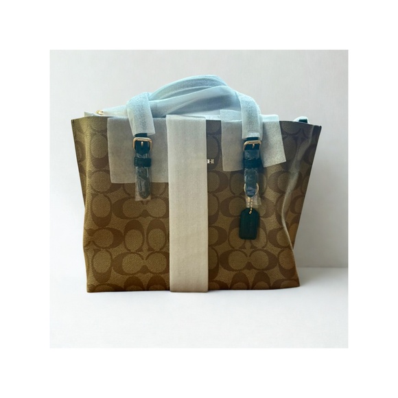 Coach Signature Canvas Mollie 25 Tote - Picture 5 of 5